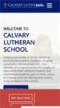 Mobile Screenshot of calvaryschoolkc.com