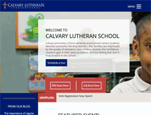 Tablet Screenshot of calvaryschoolkc.com